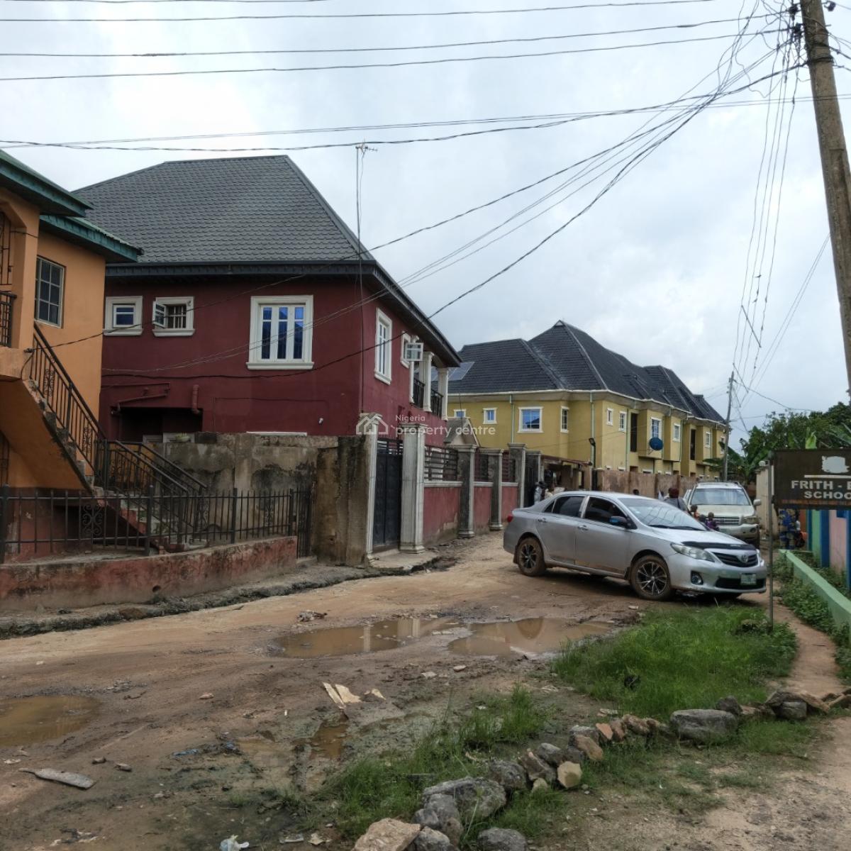 4 Units of Mini Flats on Half Plot, Short Drive From Arepo, Behind Nasfat, Asese, Ibafo, Ogun, Block of Flats for Sale