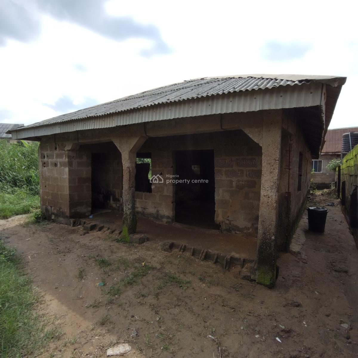 3 Bedroom Bungalow on Half Plot, Short Drive From Ojodu Berger Lagos, Behind Nasfat, Asese, Ibafo, Ogun, Detached Bungalow for Sale