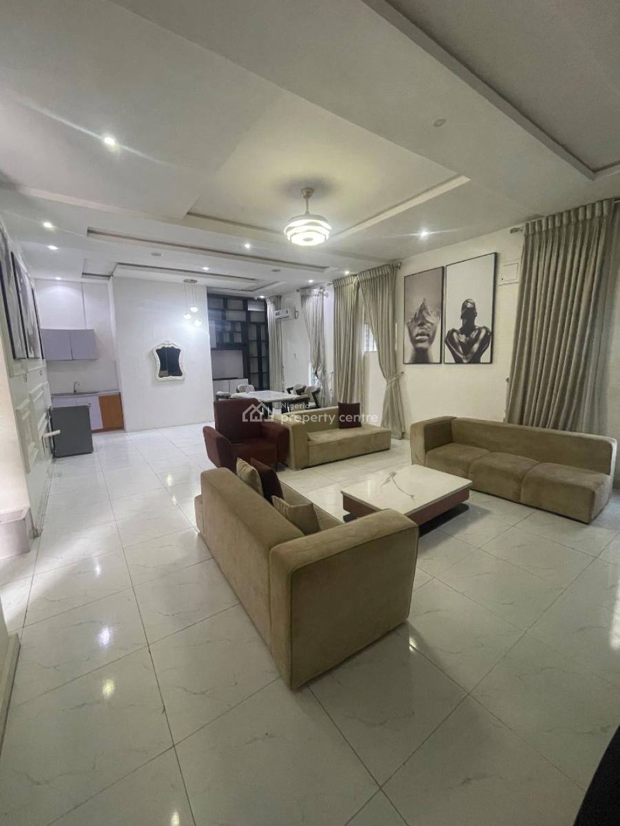 Spacious Fully Furnished One Apartment 24hours Light, Buena Vista Estate After Orchid Round About, Lekki, Lagos, Flat / Apartment for Rent