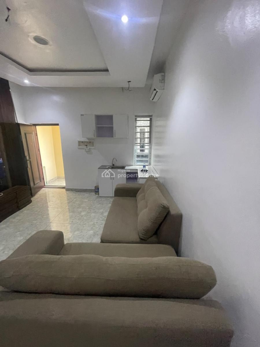 Spacious Fully Furnished One Bedroom with 2 Balconies 24 Hours Light, Buena Vista, Lekki, Lagos, Mini Flat (room and Parlour) for Rent