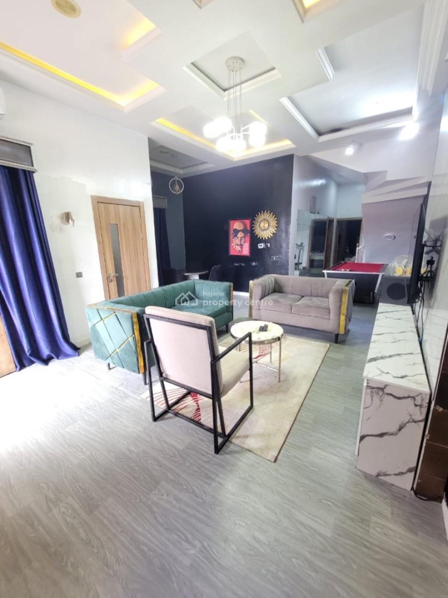 Fully Furnish 4 Bedroom Duplex, Off Nicon Town, Ikate, Lekki, Lagos, Detached Duplex for Rent