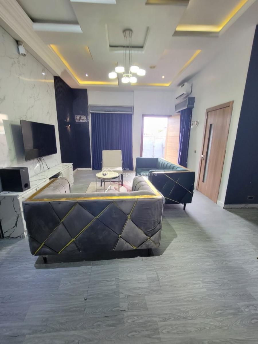 Fully Furnish 4 Bedroom Duplex, Off Nicon Town, Ikate, Lekki, Lagos, Detached Duplex for Rent