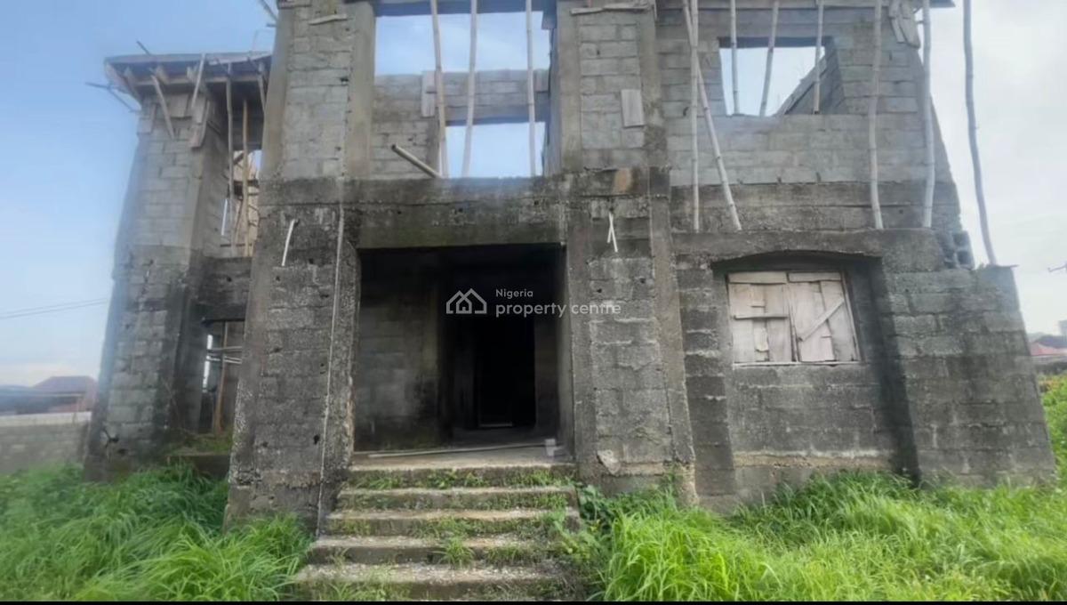 Executive 5-bedroom Duplex (carcass Stage) at Congress Valley, Congress Valley Estate, Rainbow Estates Group By Technology Villa, Sabon Lugbe, Lugbe District, Abuja, Detached Duplex for Sale