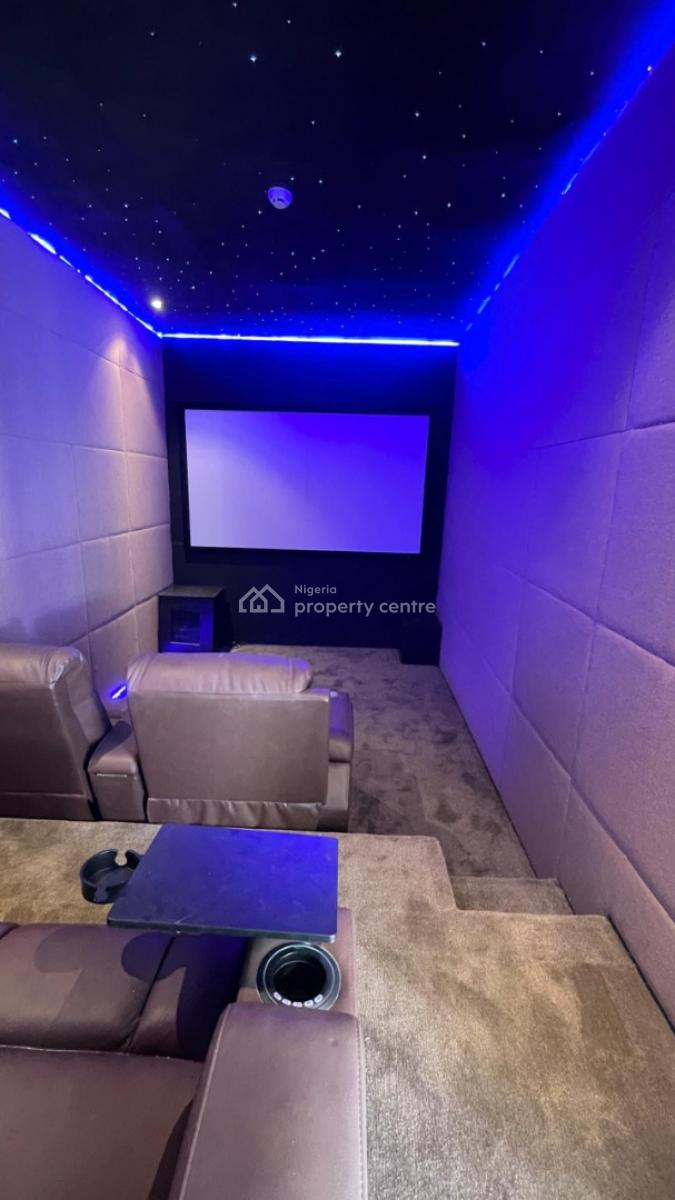 Ngn1.6billion / Pinnock Estate - Osapa / a Massive, Fully Detached 5 B, Mega Manson  (corner-piece) + Bq + Cinema + Pool + in a Top Notch Sere, Osapa, Lekki, Lagos, Detached Duplex for Sale
