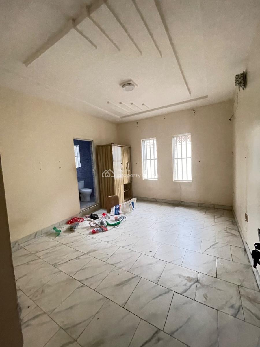 Standard 2 Bedroom Upstairs in an Estate on Interlocked Estate, Located Inside an Estate,no Flood,interlocked Good Drainage, Sangotedo, Ajah, Lagos, Flat / Apartment for Rent