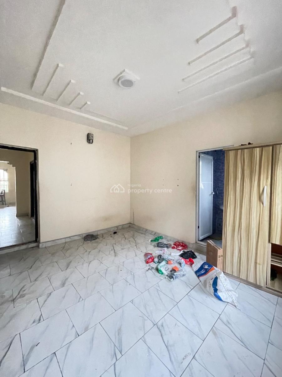Standard 2 Bedroom Upstairs in an Estate on Interlocked Estate, Located Inside an Estate,no Flood,interlocked Good Drainage, Sangotedo, Ajah, Lagos, Flat / Apartment for Rent
