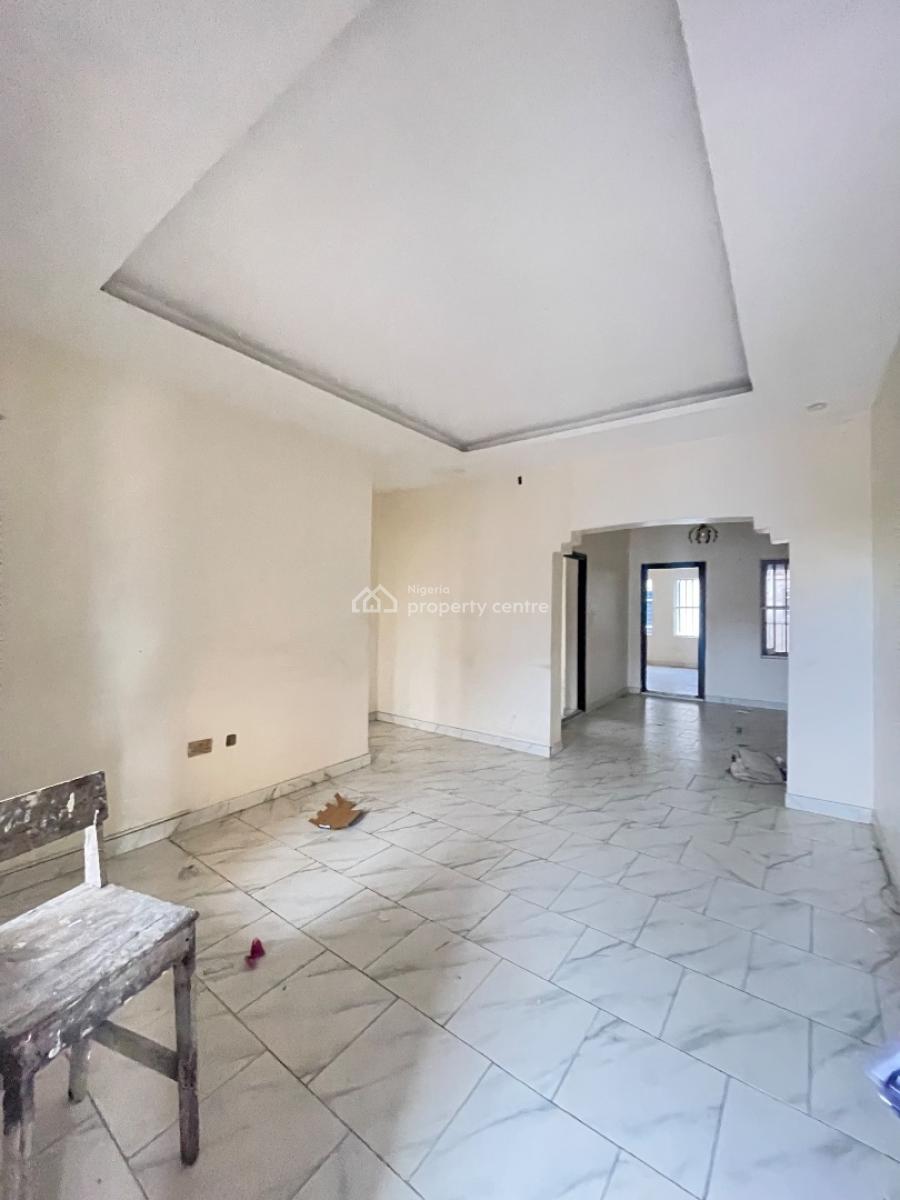 Standard 2 Bedroom Upstairs in an Estate on Interlocked Estate, Located Inside an Estate,no Flood,interlocked Good Drainage, Sangotedo, Ajah, Lagos, Flat / Apartment for Rent
