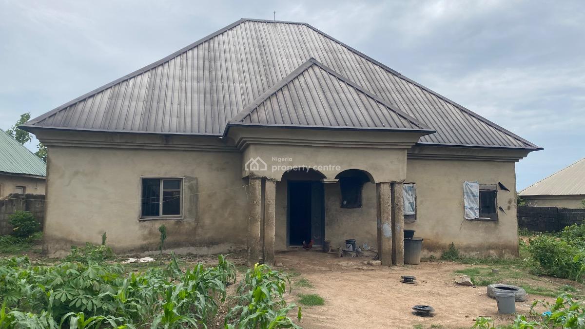 Spacious Semifinished 4 Bedroom Bungalow, Sauka New Site Estate, Fha (f.h.a), Lugbe District, Abuja, Detached Bungalow for Sale