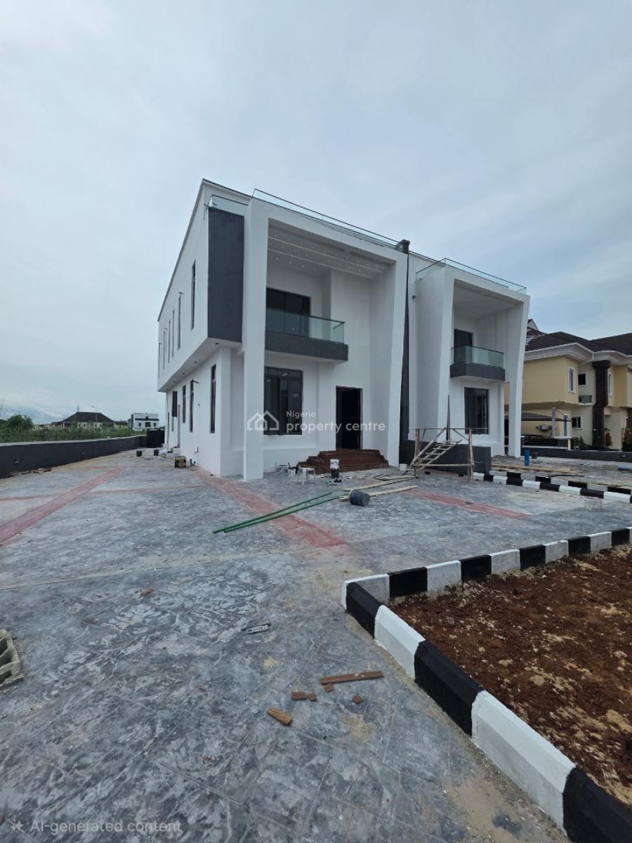 Luxury 4 Bedroom Semi-detached Duplex with Excellent Finishing, Creek Haven Estate on Harris Drive By Vgc, Vgc, Lekki, Lagos, Semi-detached Duplex for Sale