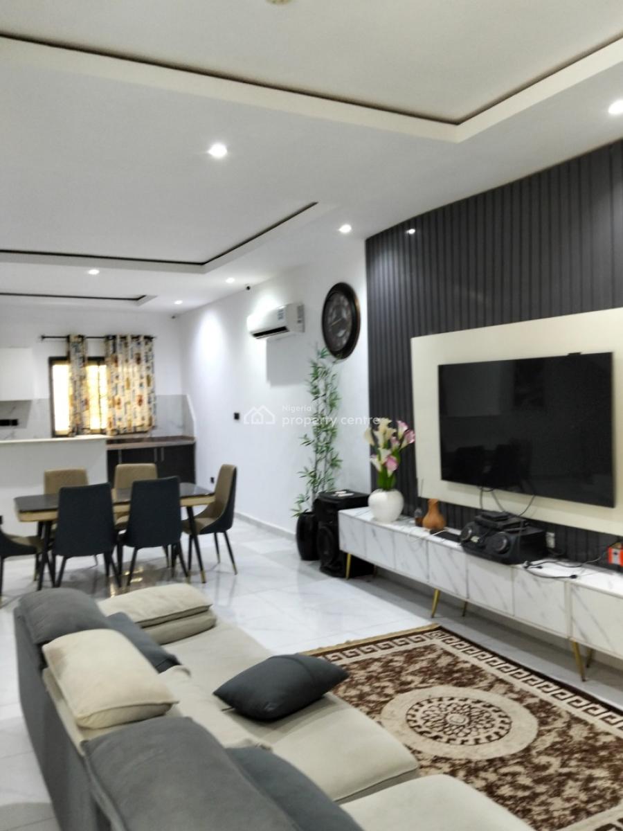 Furnished 4 Bedroom Terrace Duplex, Alverton Court,near Shoprite, Lufasi Park, Sangotedo, Ajah, Lagos, Terraced Duplex for Sale