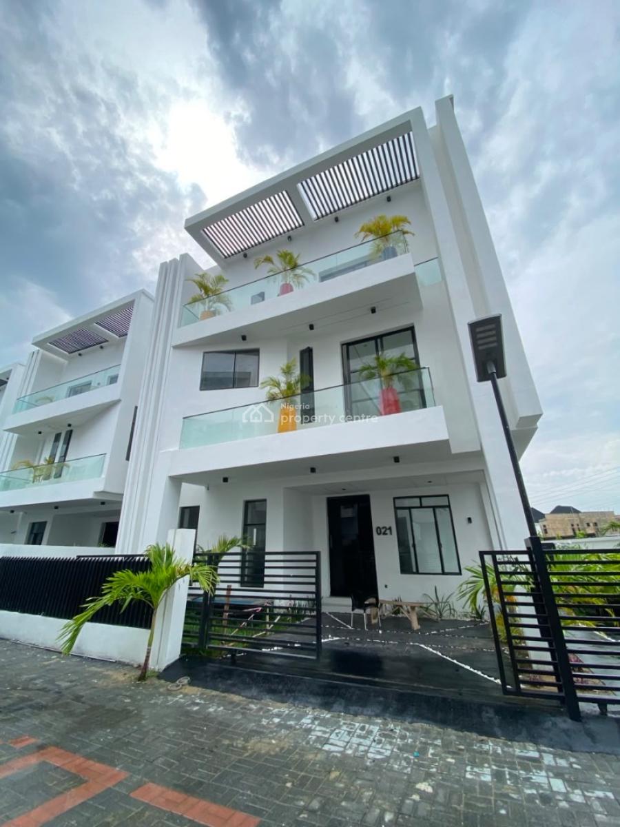 Luxury Smart 4 Bedroom Semi Detached in a Seren Estate with Bq, Located Inside an Estate,good Road,secure Estate and, Sangotedo, Ajah, Lagos, Semi-detached Duplex for Sale