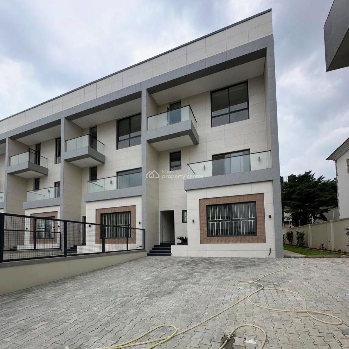 5bedroom Terrace Duplex with Bq, Extension, Katampe Extension, Katampe, Abuja, Terraced Duplex for Sale