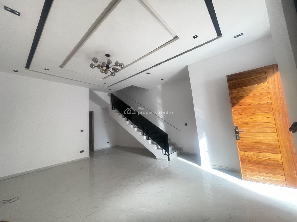 Luxury Smart 4 Bedroom Duplex with Solar, Located Inside an Estate,good Estate,secured Estate, Sangotedo, Ajah, Lagos, Semi-detached Duplex for Rent