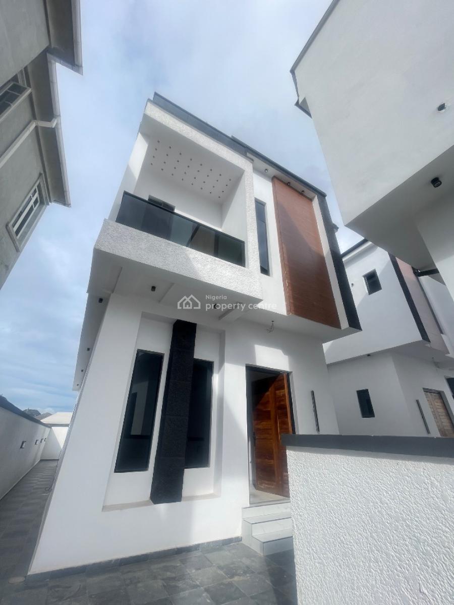 Luxury Smart 4 Bedroom Duplex with Solar, Located Inside an Estate,good Estate,secured Estate, Sangotedo, Ajah, Lagos, Semi-detached Duplex for Rent