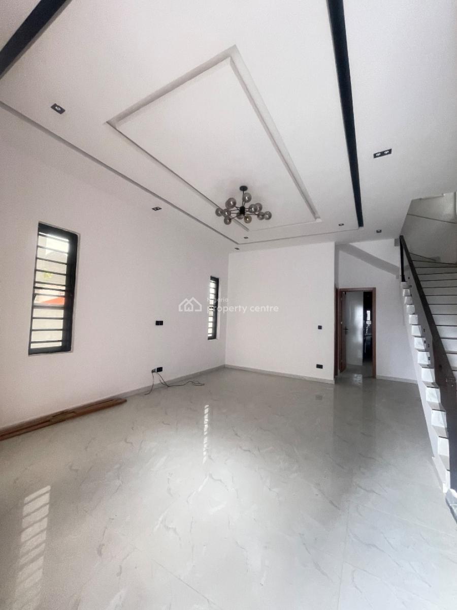 Luxury Smart 4 Bedroom Duplex with Solar, Located Inside an Estate,good Estate,secured Estate, Sangotedo, Ajah, Lagos, Semi-detached Duplex for Rent