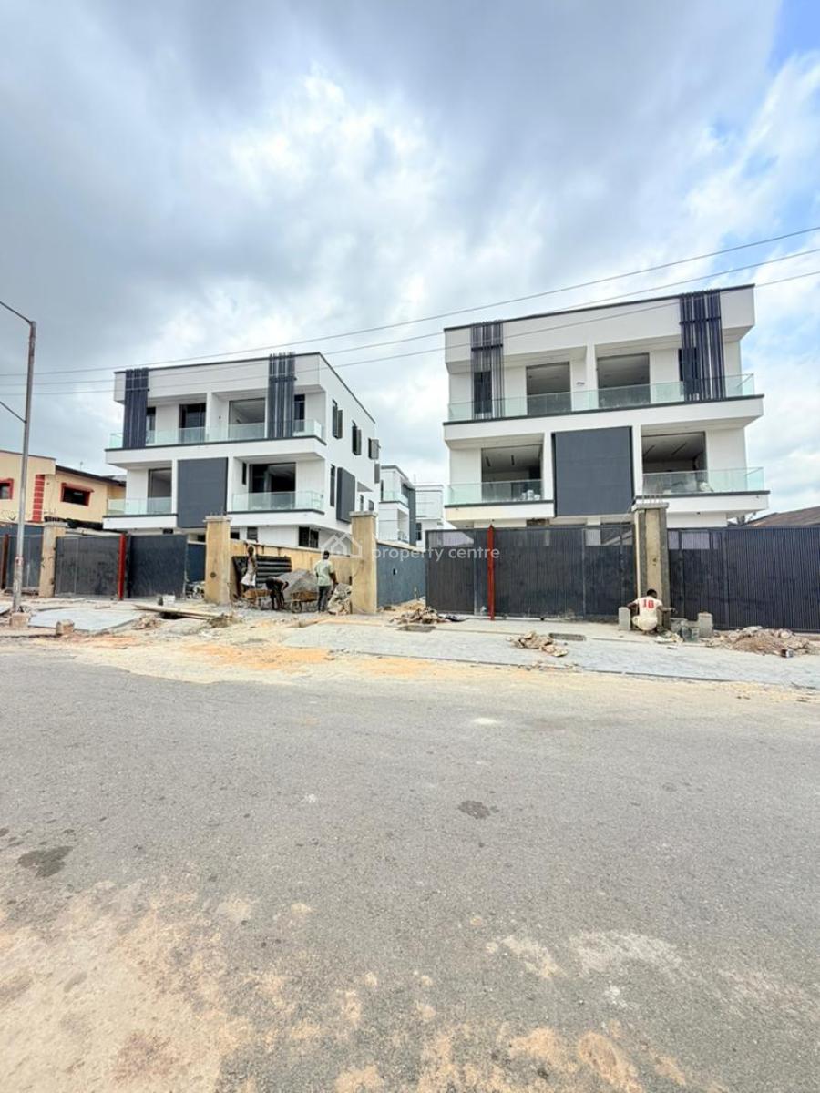 Architecturally Designed 4 Bedroom Semi Detached Duplex Plus Bq, Contemporary Detailed Home with Bq in a Secured Estate, Omole Phase 2, Ikeja, Lagos, Semi-detached Duplex for Sale