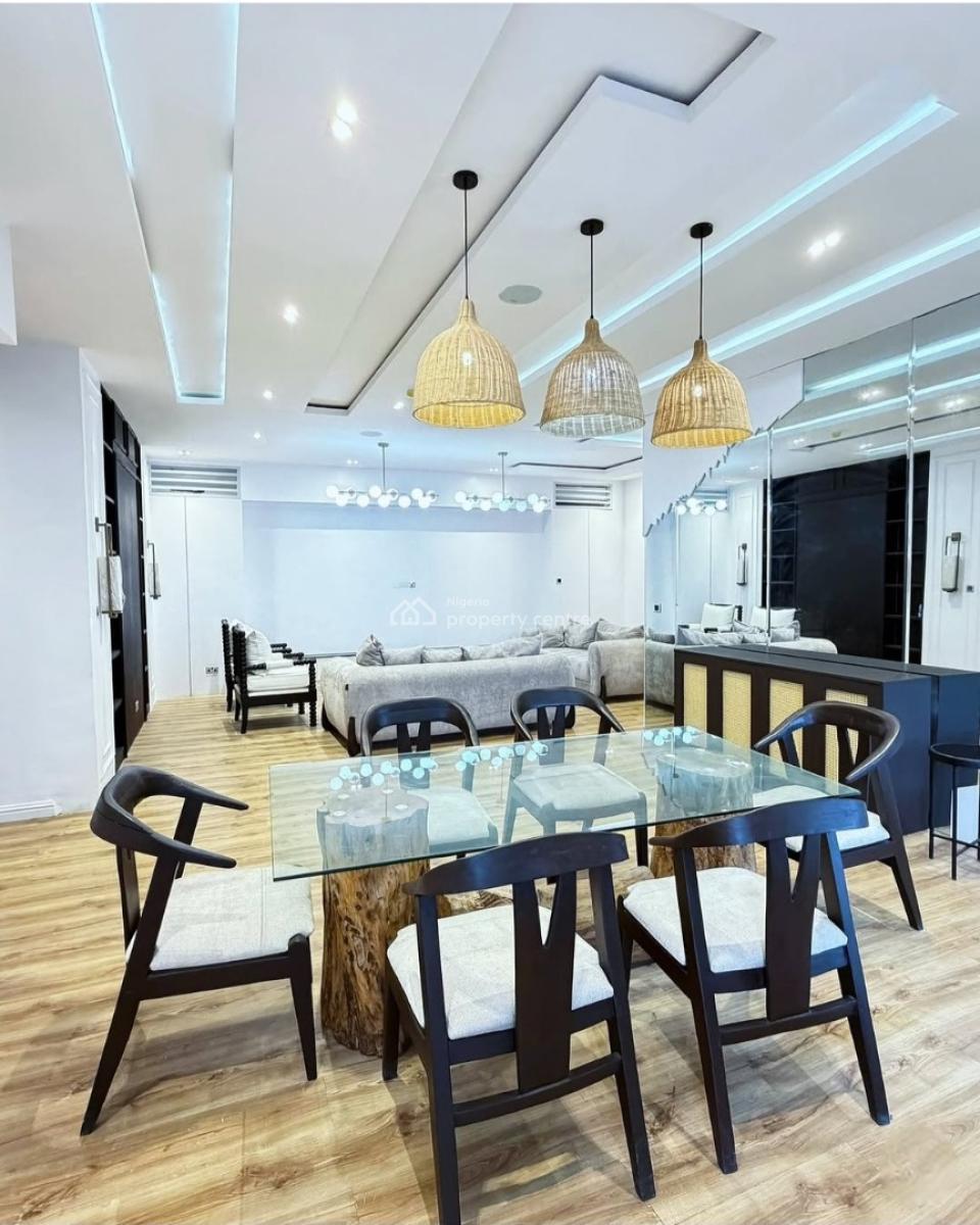 Luxury Furnished 3 Bedroom Flat with Bq and Waterview, Off Bourdillon Road, Old Ikoyi, Ikoyi, Lagos, Flat / Apartment for Rent