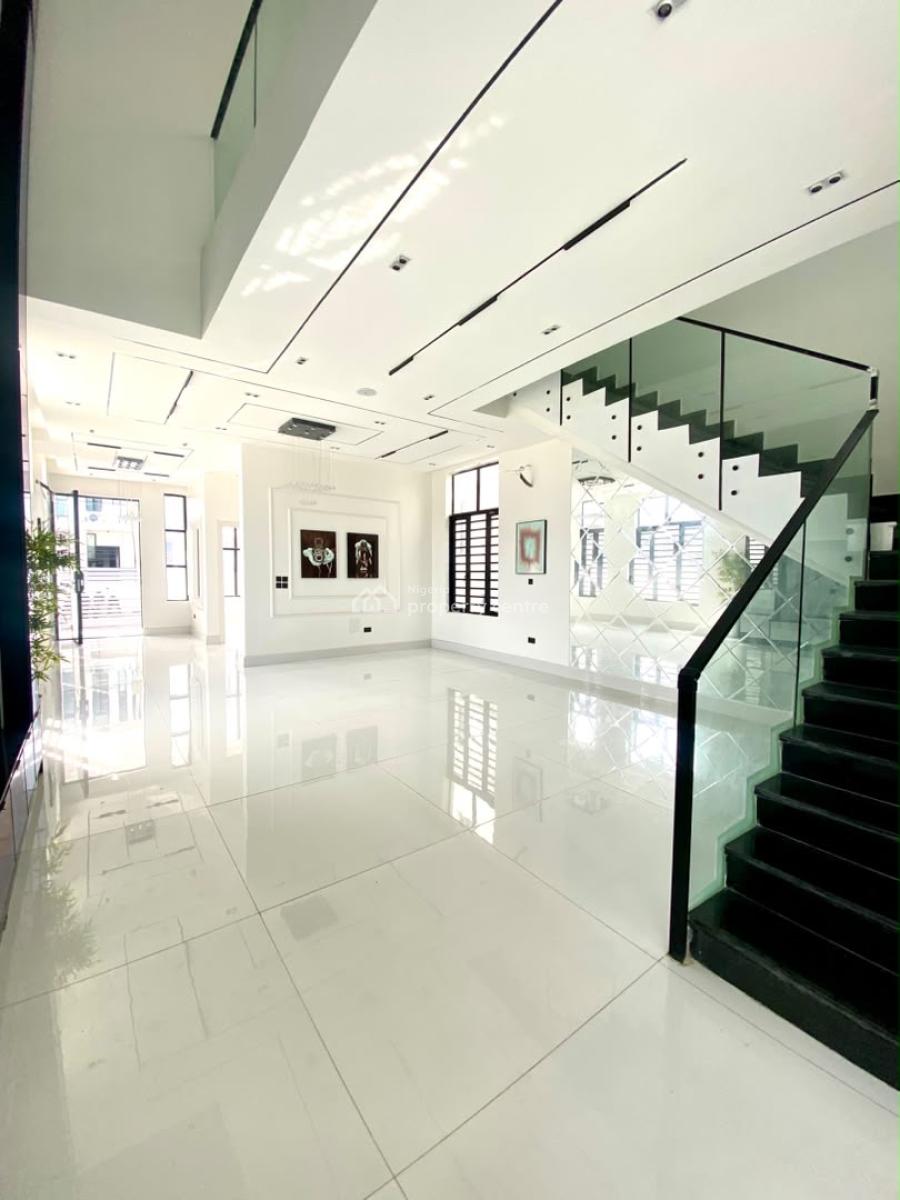 Luxury Smart 5 Bedroom Duplex with Bq, Located Inside Clean Estate,no Flood,estate Secured, Lekki, Lagos, Detached Duplex for Rent