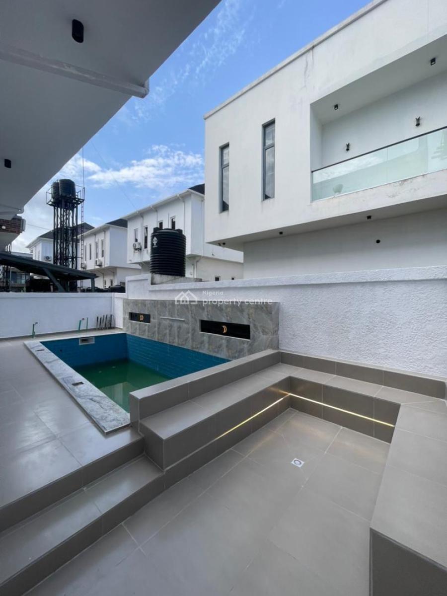 Smart 5 Bedroom Fully Detached Duplex with Swimming Pool and Bq, Located Inside an Estate,good Estate,secured Estate and Free Flood, Ikota, Lekki, Lagos, Detached Duplex for Sale