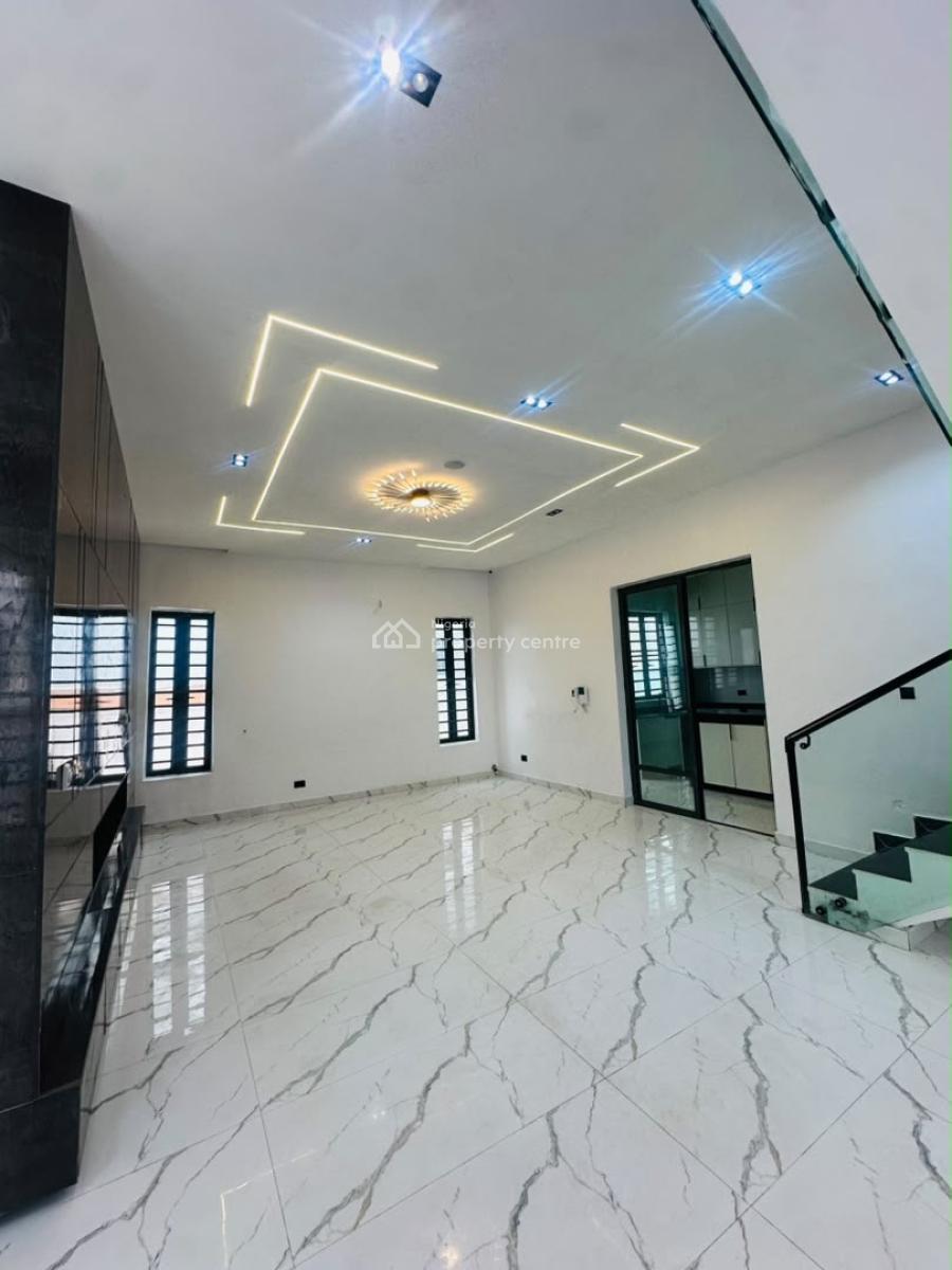 Clean Brand New 4 Bedroom Diplrx with Bq, Located Inside Good Secure Estate,clean Estate,good Drainage, Sangotedo, Ajah, Lagos, Semi-detached Duplex for Rent