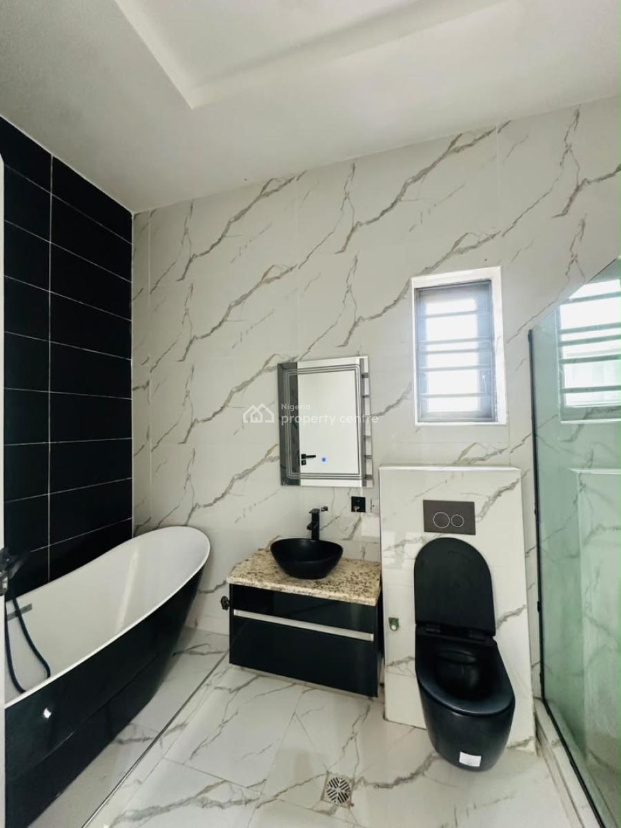 Clean Brand New 4 Bedroom Diplrx with Bq, Located Inside Good Secure Estate,clean Estate,good Drainage, Sangotedo, Ajah, Lagos, Semi-detached Duplex for Rent