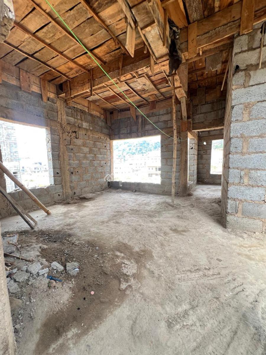 5-bedroom Fully Detached Duplex Carcass Level in a Secured Estate, Katampe Extension, Katampe, Abuja, Detached Duplex for Sale
