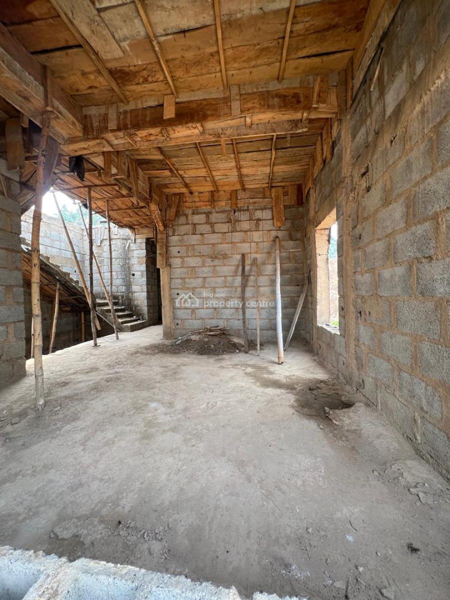 5-bedroom Fully Detached Duplex Carcass Level in a Secured Estate, Katampe Extension, Katampe, Abuja, Detached Duplex for Sale
