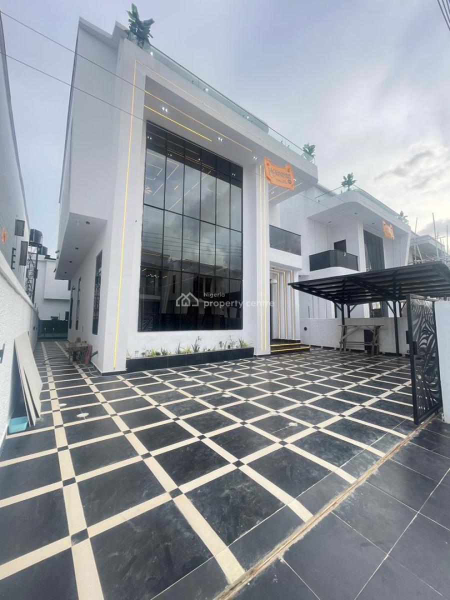 Exquisite 5 Bedroom Fully Detached Duplex with Swimming Pool & Bq, Ajah, Lagos, Detached Duplex for Sale