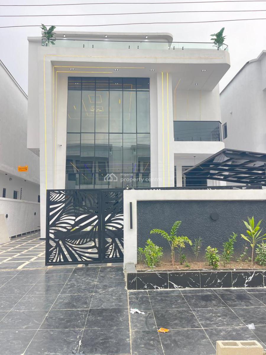 Exquisite 5 Bedroom Fully Detached Duplex with Swimming Pool & Bq, Ajah, Lagos, Detached Duplex for Sale