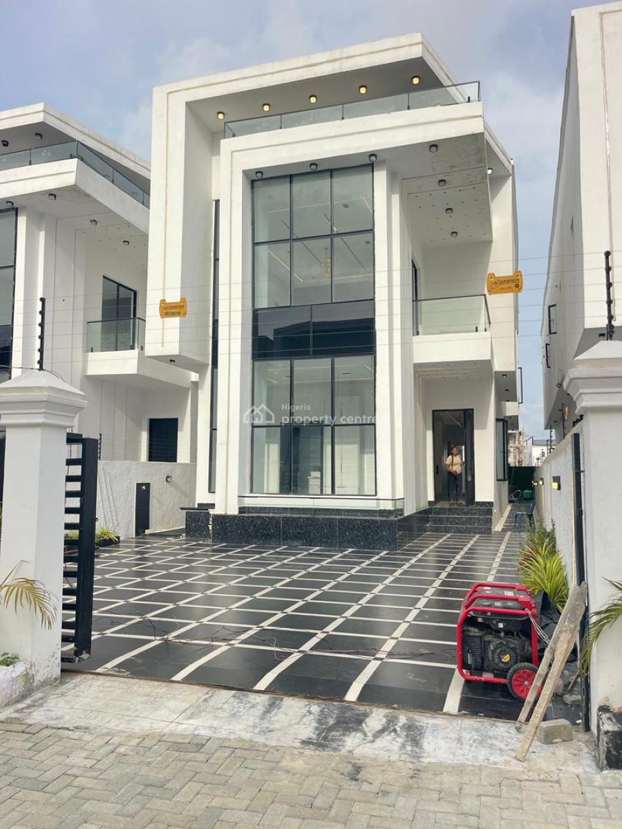 Outstanding 5 Bedroom Fully Detached Duplex with Swimming Pool & Bq, Ajah, Lagos, Detached Duplex for Sale