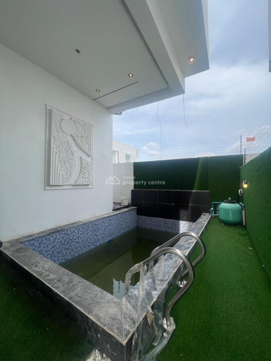 Outstanding 5 Bedroom Fully Detached Duplex with Swimming Pool & Bq, Ajah, Lagos, Detached Duplex for Sale