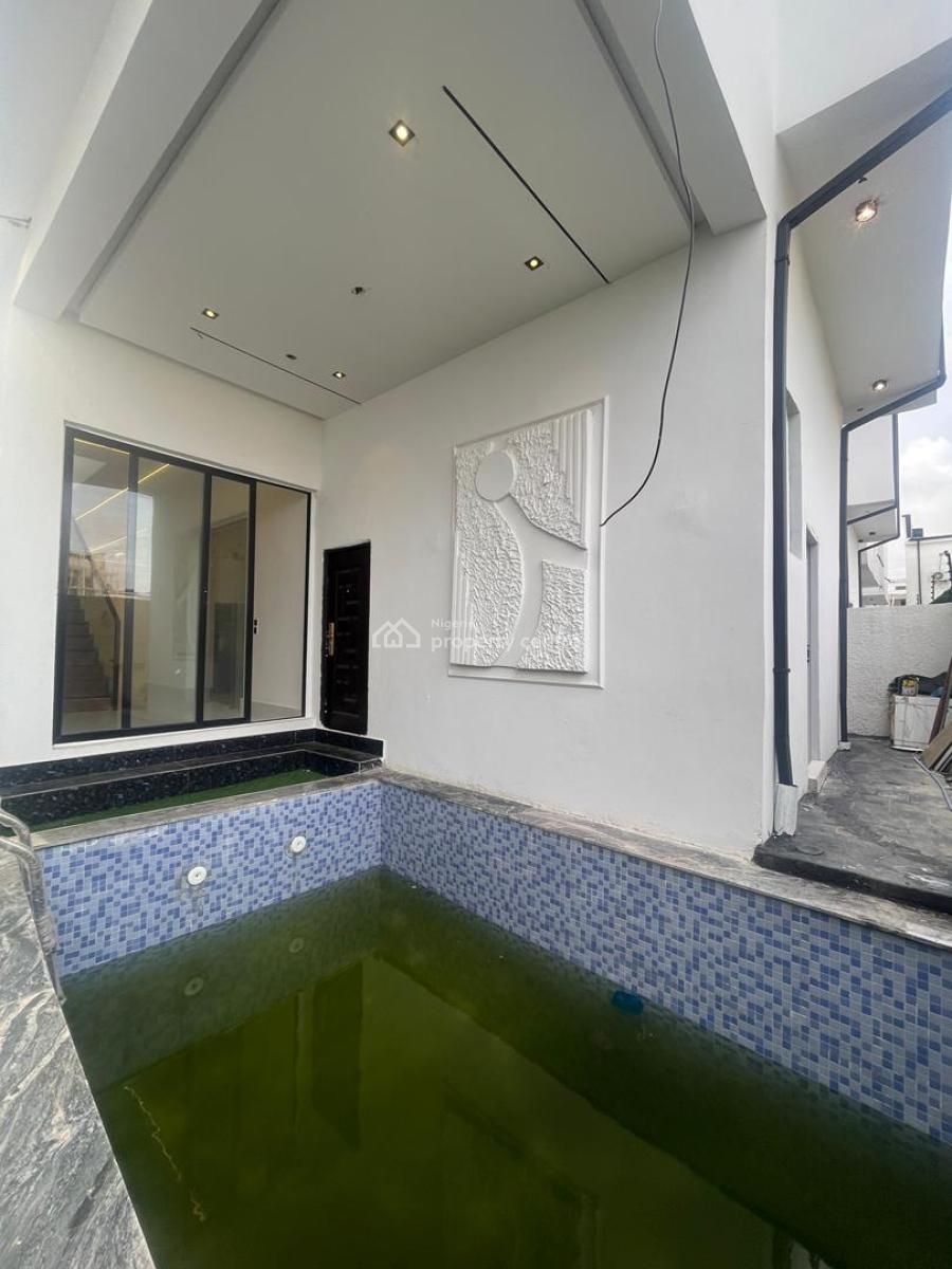 Outstanding 5 Bedroom Fully Detached Duplex with Swimming Pool & Bq, Ajah, Lagos, Detached Duplex for Sale