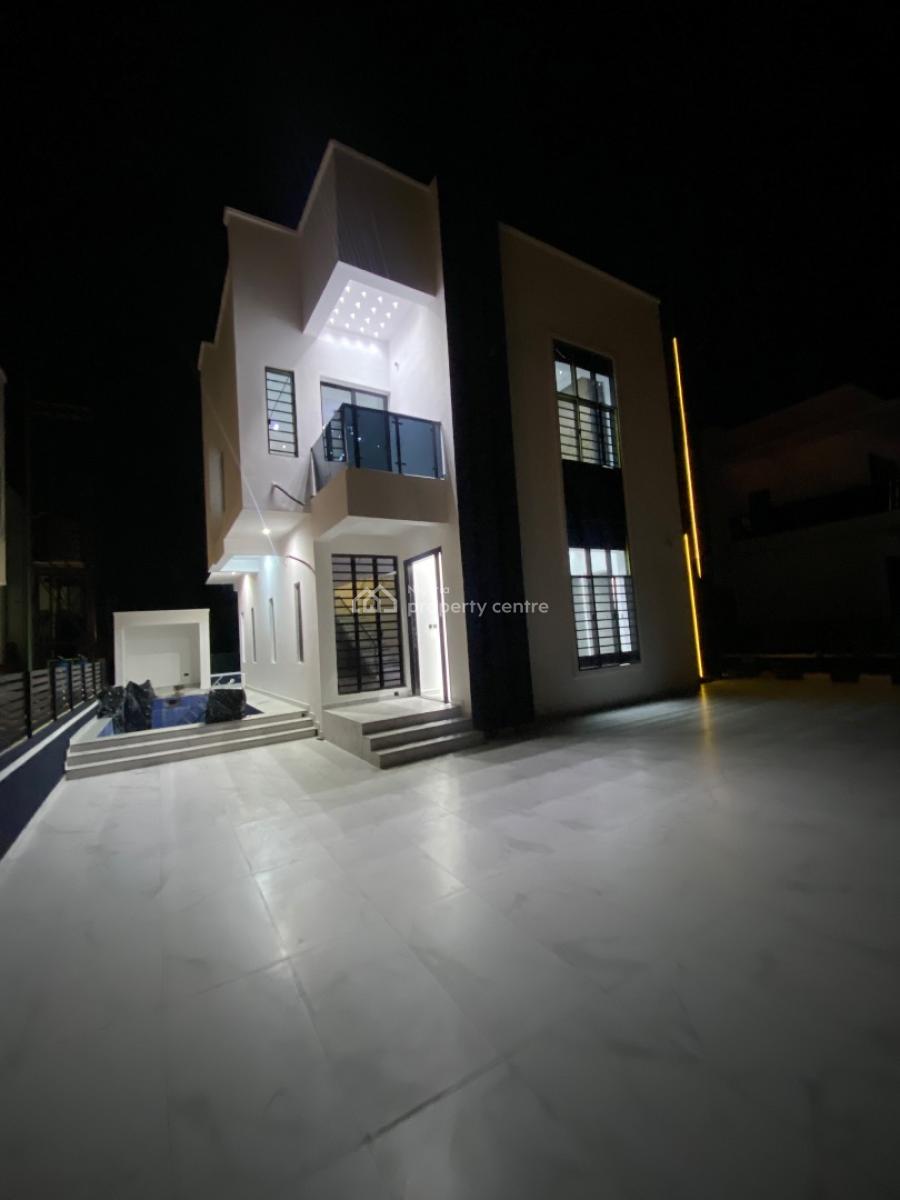 Fully Detached 4bedroom Duplex Comes with Swimming Pool Plus Bq, Pearl Garden Estate, Sangotedo, Ajah, Lagos, Detached Duplex for Rent