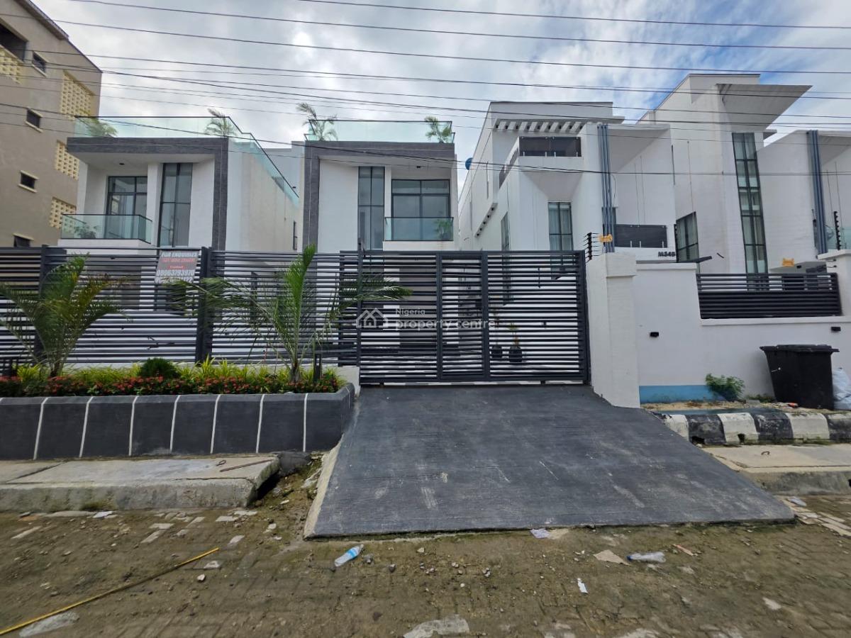 Spacious 5 Bedroom Fully Detached Duplex with Bq, Osapa Lekki Lagos, Osapa, Lekki, Lagos, Detached Duplex for Sale