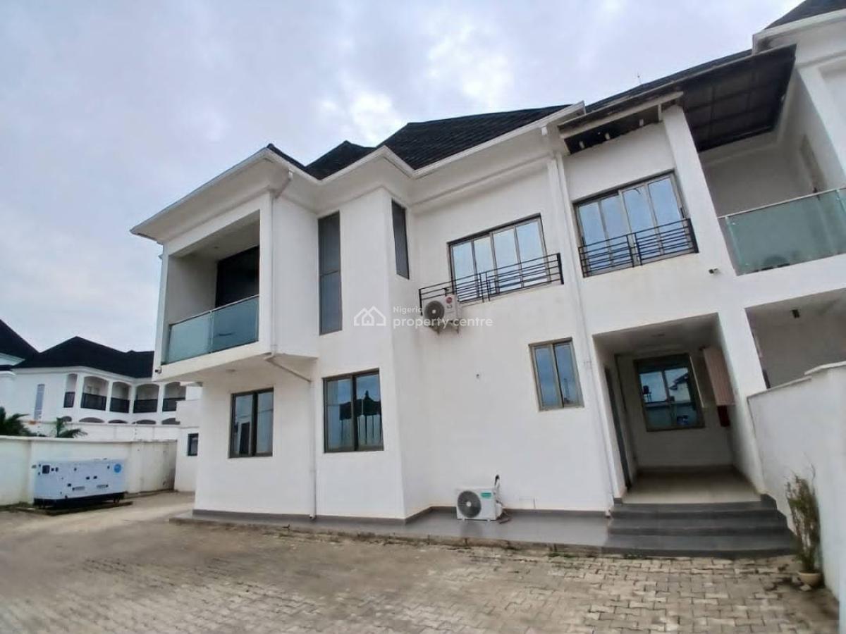 a Furnished 4-bedroom Semi-detached Duplex + 1bq, Asokoro District, Abuja, Semi-detached Duplex for Rent