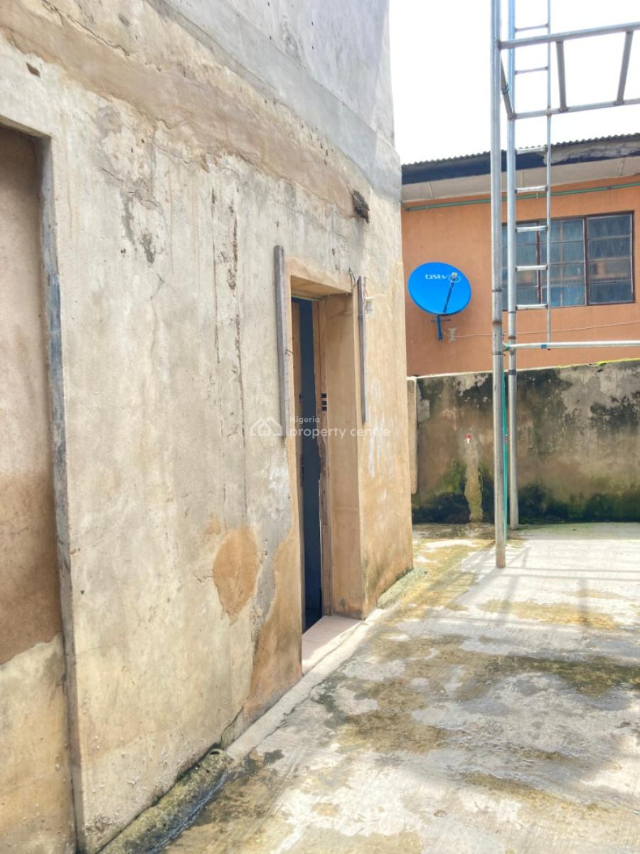 Standard Room Self Contain Fens Round with Gate Downstairs, Back of Wema Bank Oregun Ikeja, Oregun, Ikeja, Lagos, Self Contain (single Rooms) for Rent
