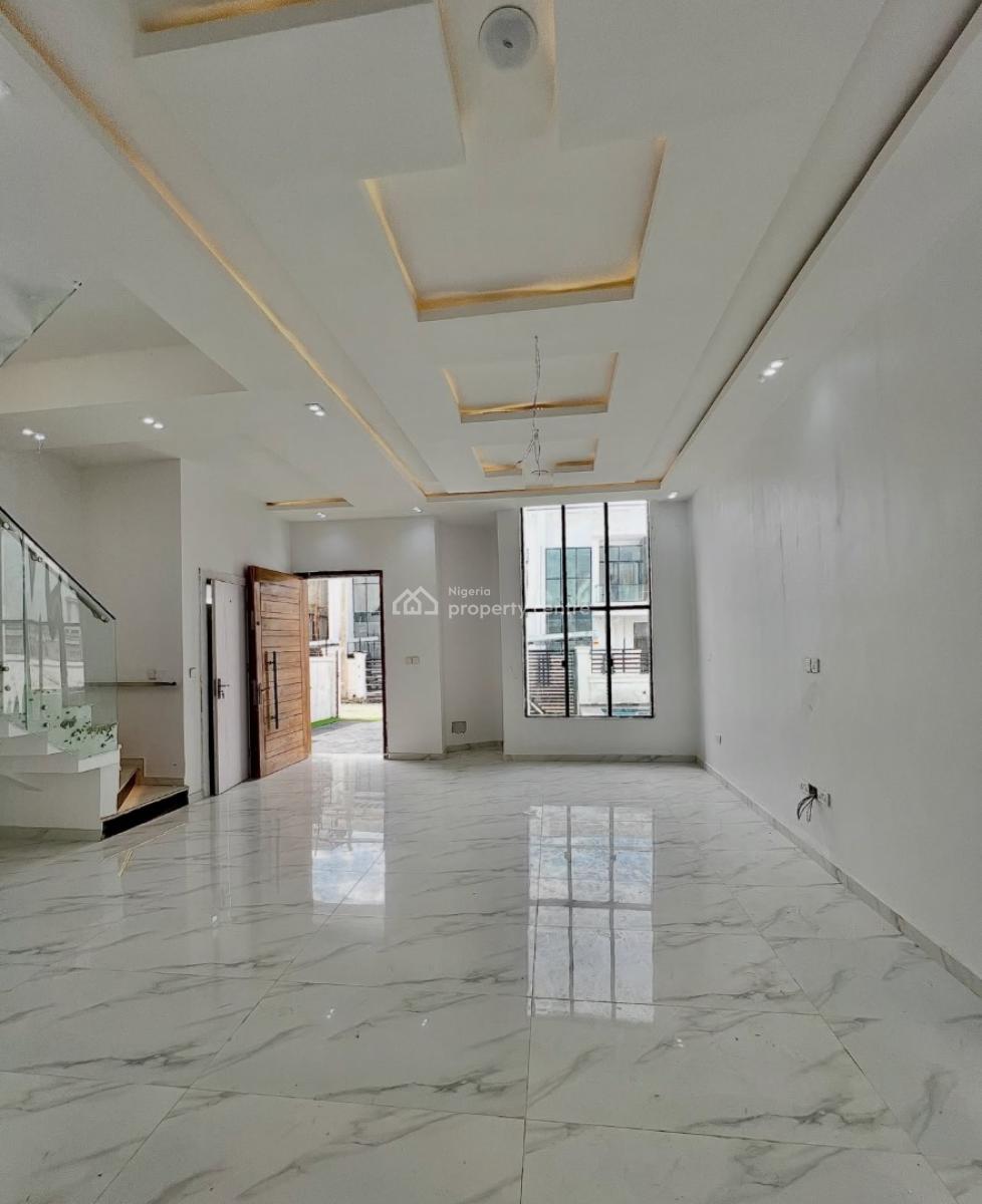 Tastefully 4 Bedroom Fully Detached with Swimming Pool Duplex with Bq, Secure Estate at Chevron Lekki, Lekki, Lagos, Detached Duplex for Sale