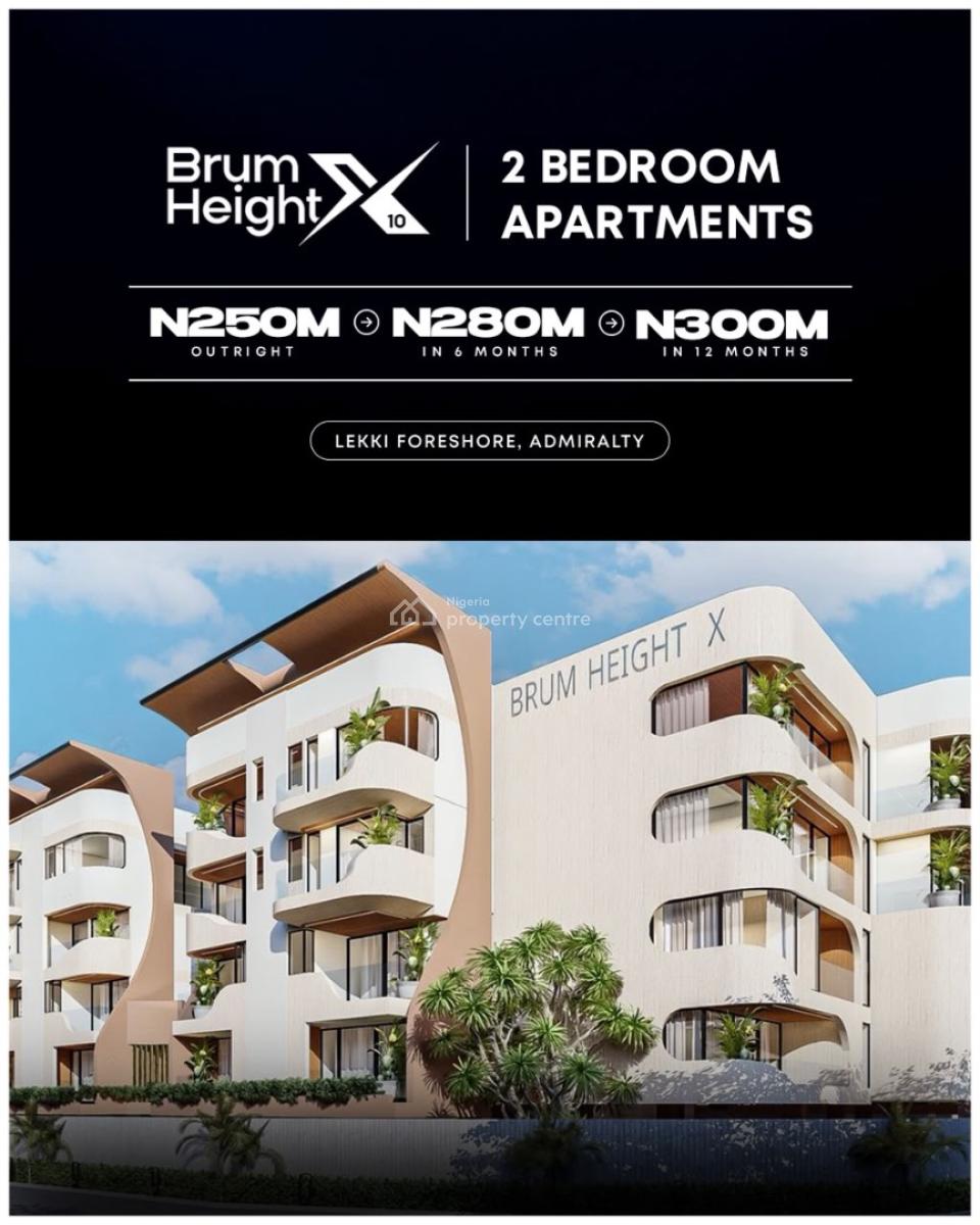 2 &3 Brum Height 11 (the Definition), Lekki, Lekki Phase 1, Lekki, Lagos, Flat / Apartment for Sale