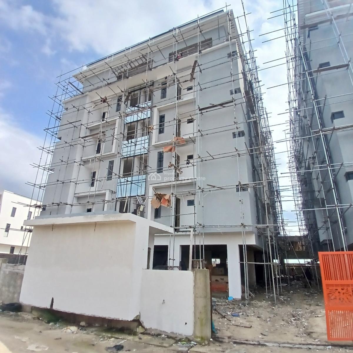 Newly Built 2 Bedroom Apartment with Swimming Pool,elevator, Chevron Toll Gate, Orchid Road, Lekki, Lagos, Flat / Apartment for Sale