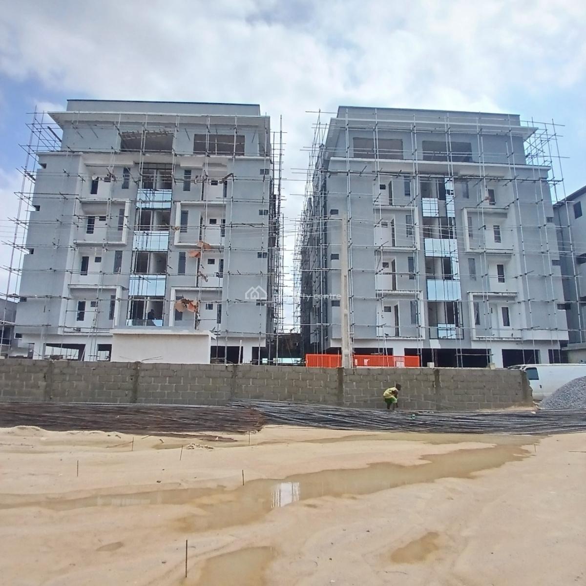 Newly Built 2 Bedroom Apartment with Swimming Pool,elevator, Chevron Toll Gate, Orchid Road, Lekki, Lagos, Flat / Apartment for Sale