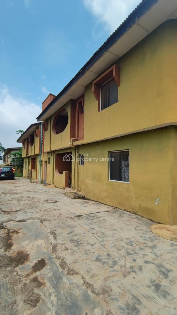 Well Maintained 4 Units of 3 Bedroom Apartments with 2 Shops, Isheri-oshun, Immediately After Bucknor, Oke Afa, Isolo, Lagos, Block of Flats for Sale