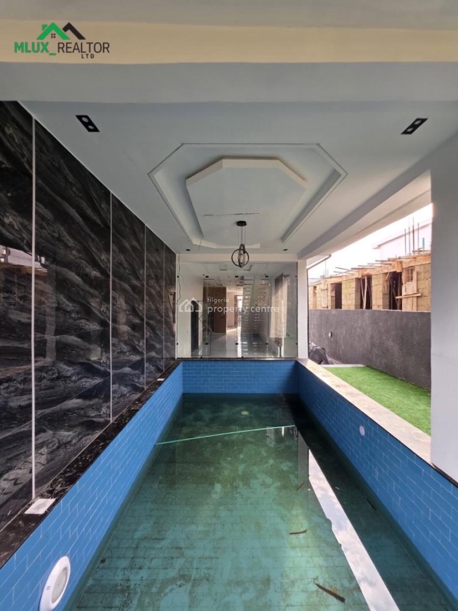 Executive 5 Bedroom Fully Detached Duplex with Bq, Pool, Chevron, Lekki, Lagos, Detached Duplex for Rent