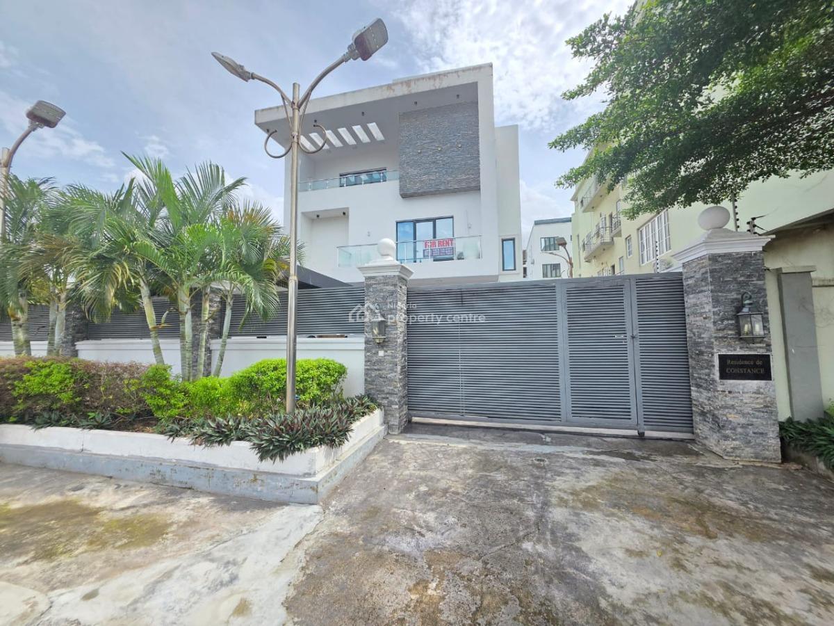 6 Bedrooms Fully Furnished Detached Duplex with Bq, Lekki Phase 1, Lekki, Lagos, Detached Duplex for Rent