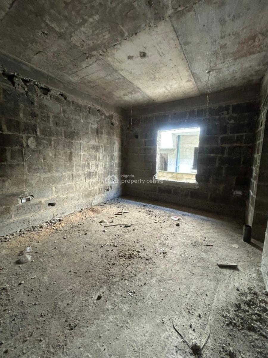 4-bedroom Semi-detached Duplex Carcass in Lekki, Lekki, Lagos, Semi-detached Duplex for Sale