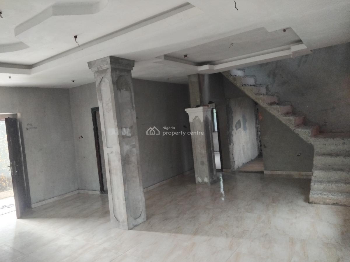 80% Done 4 Bedroom Detached Duplex with Big Space Totalling More Than a Plot, Inside Estate Off Addo Road, Ajah, Lagos, Detached Duplex for Sale