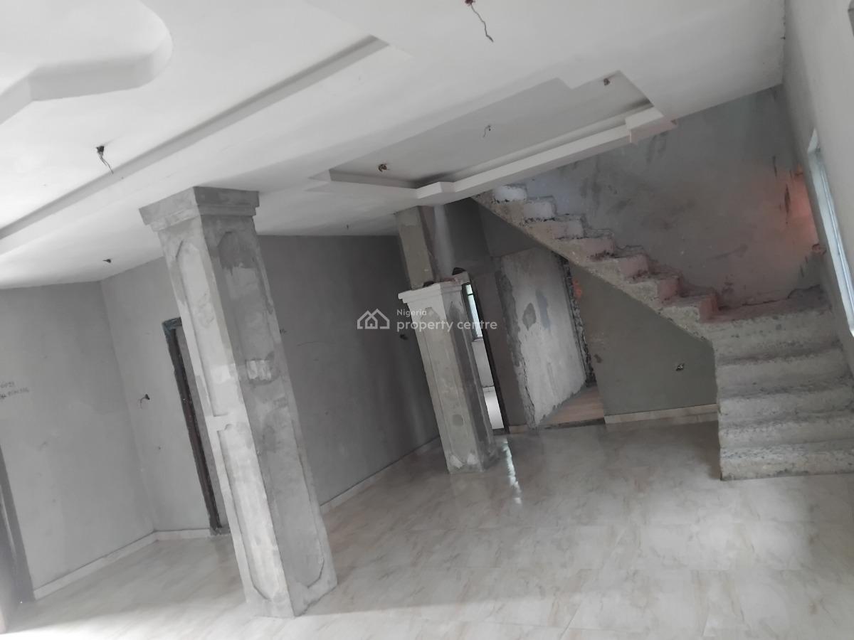 80% Done 4 Bedroom Detached Duplex with Big Space Totalling More Than a Plot, Inside Estate Off Addo Road, Ajah, Lagos, Detached Duplex for Sale