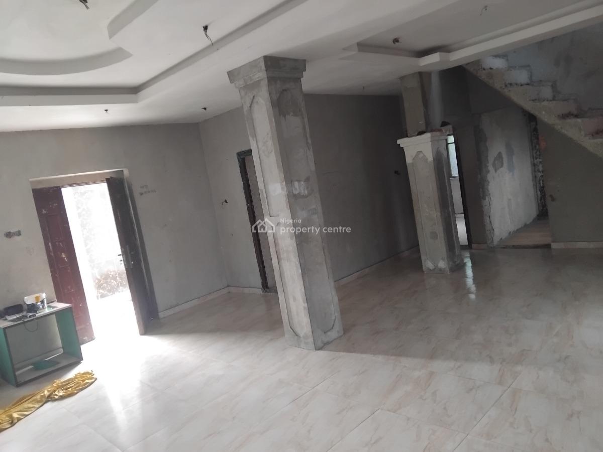 80% Done 4 Bedroom Detached Duplex with Big Space Totalling More Than a Plot, Inside Estate Off Addo Road, Ajah, Lagos, Detached Duplex for Sale