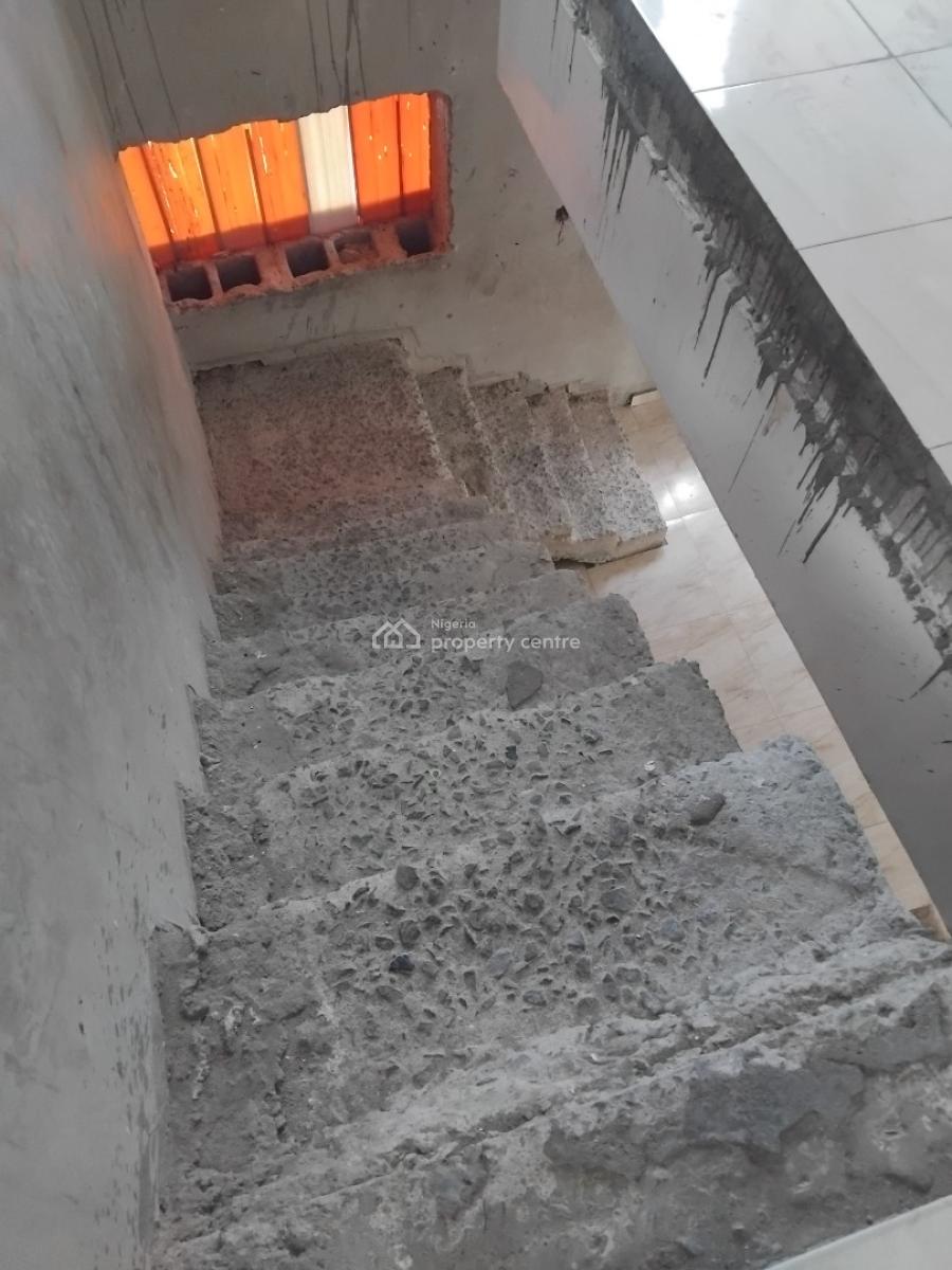 80% Done 4 Bedroom Detached Duplex with Big Space Totalling More Than a Plot, Inside Estate Off Addo Road, Ajah, Lagos, Detached Duplex for Sale