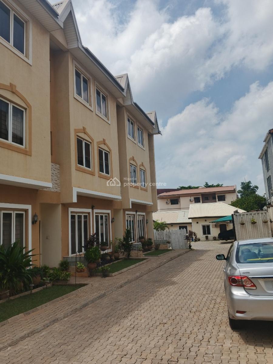 Luxury Fully Furnished & Serviced 4 Bedroom Terrace Duplex Without Bq, Wuse 2, Abuja, Terraced Duplex for Rent