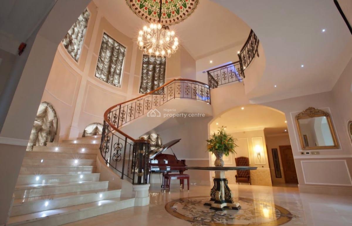 7 Bedroom Stand Alone Waterfront Mansion on Approximately 5,000 Sqm., Banana Island, Ikoyi, Lagos, Detached Duplex for Sale